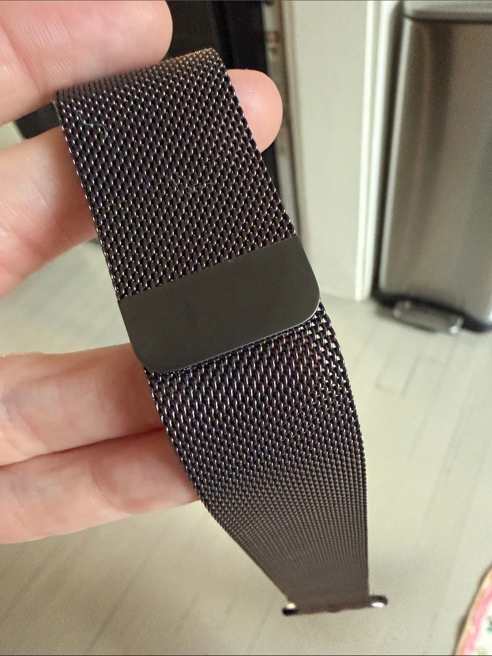Apple Milanese Loop Stainless Steel Slate Watch Band
